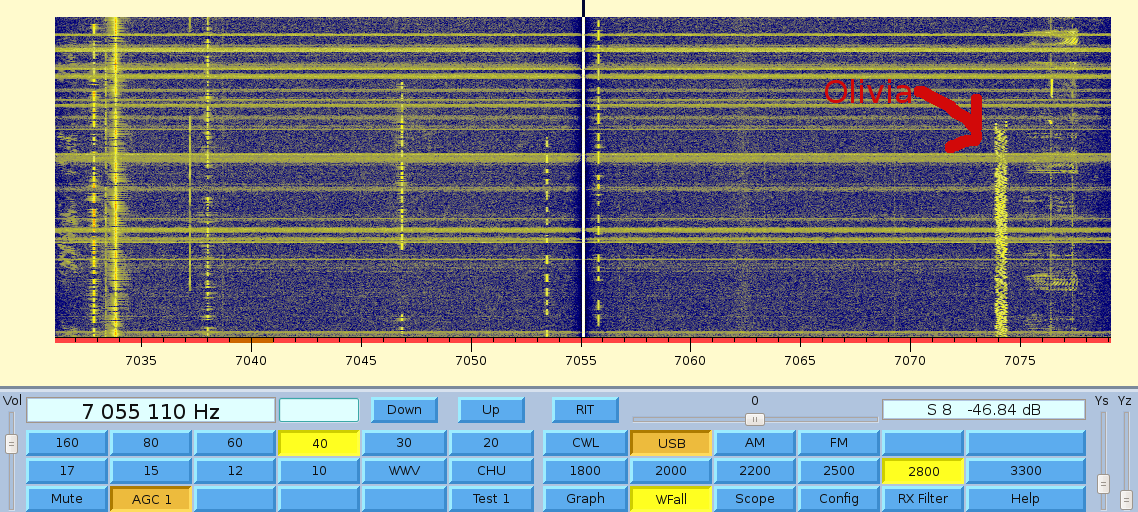 Quisk LP-Pan K3 on 40M